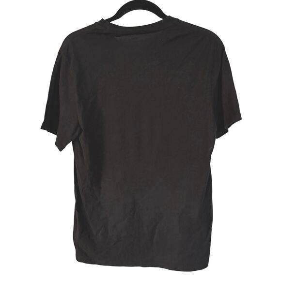 Guess Black Rhinestone T-Shirt Bedazzled Tiger McBling Graphic Baby Tee Medium - Picture 4 of 9